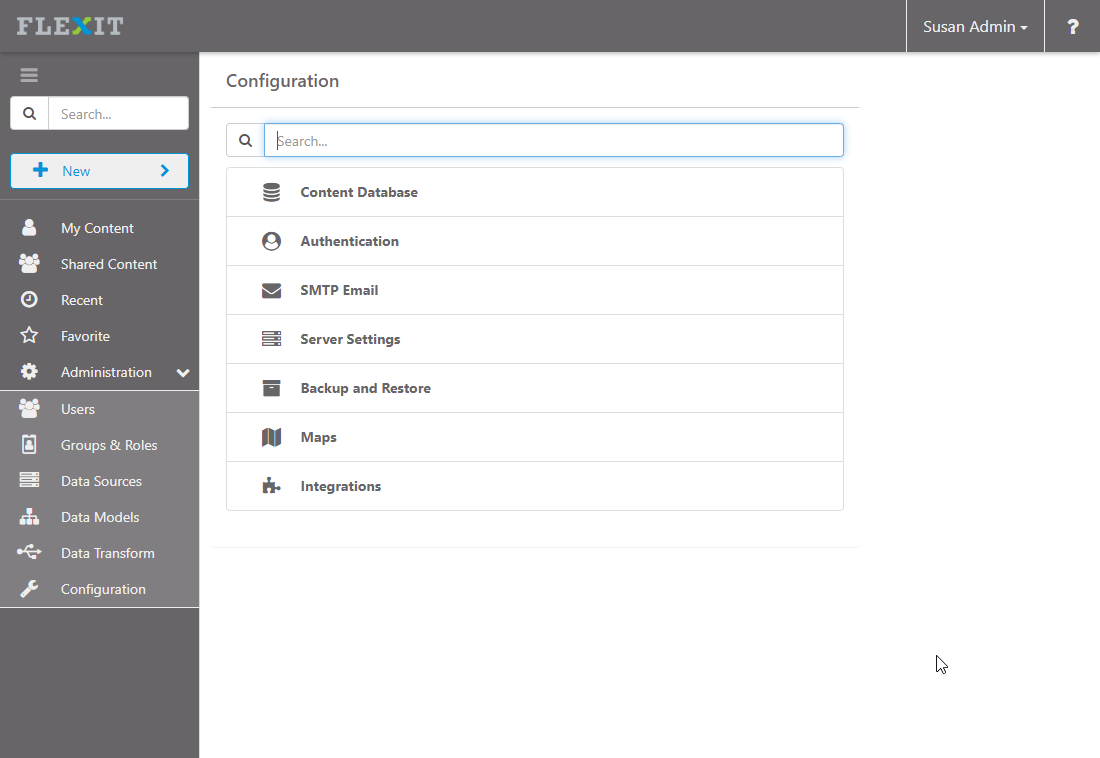 Modify Configuration