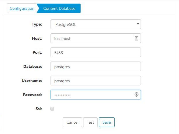 Default PostgreSQL Database