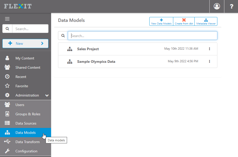 Create a Data Model