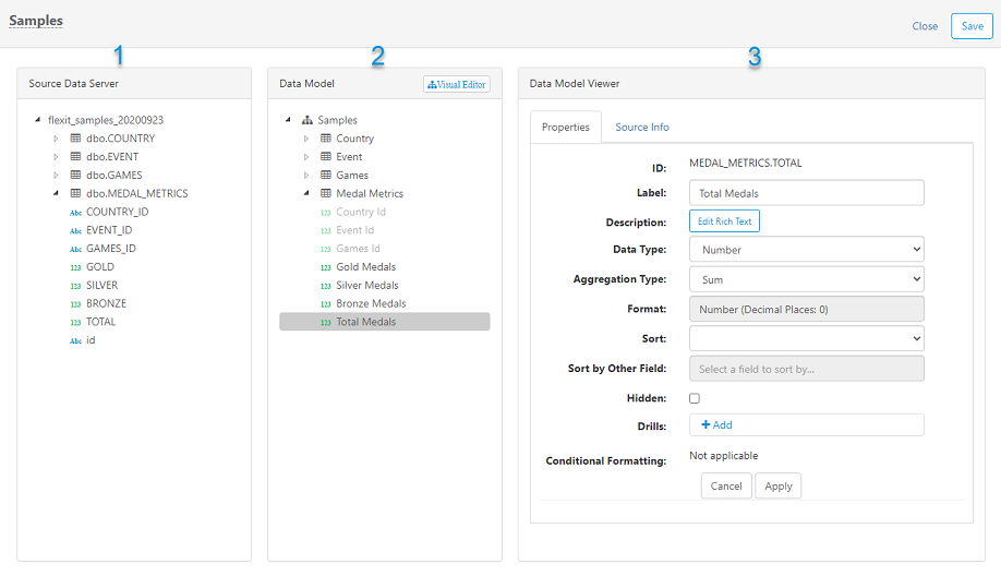 Data Model Editor