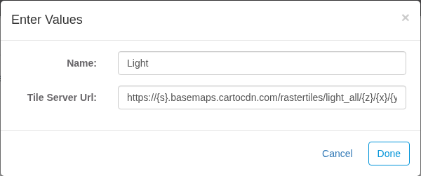 Map styles
